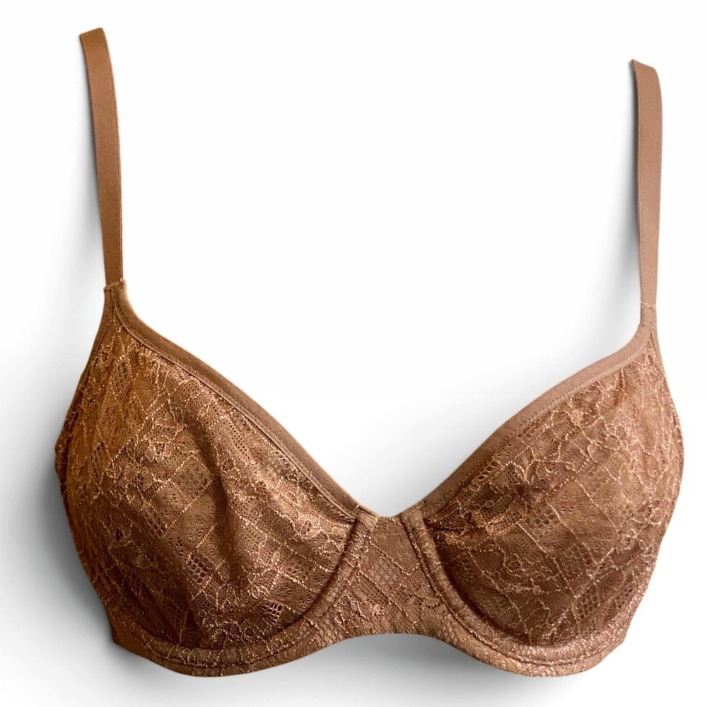 Victoria's Secret Body By Victoria Unlined Demi Bra 36C Lace Underwire #149X